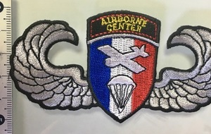 BREVET AIRBORNE CENTER POITRINE TISSU 