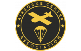 PATCH TISSU &quot;AIRBORNE CENTER&quot;